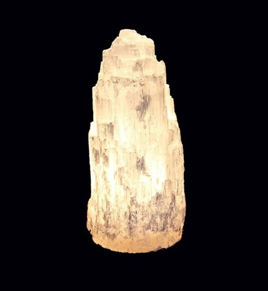 Selenite Lamp - 20cm