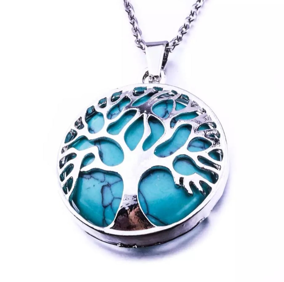 Tree of Life Necklace - Turquoise
