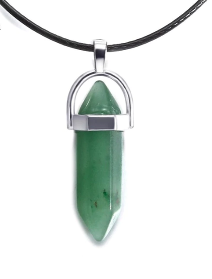 Collier de quartz vert